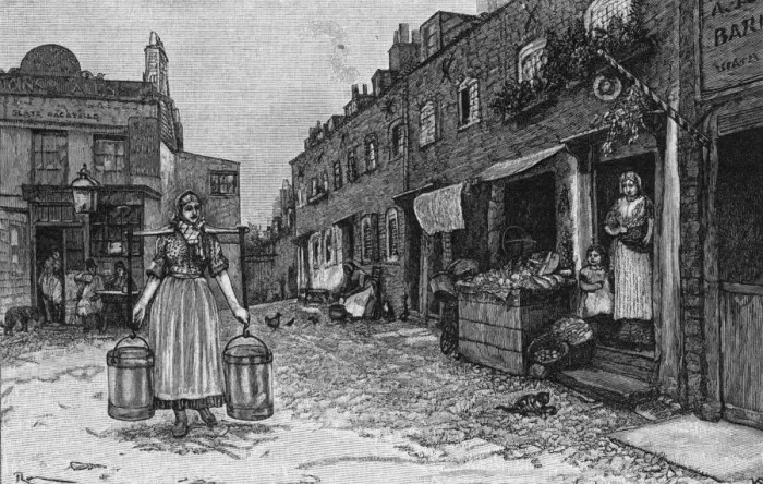 Framed Print : Hampstead Street Scene Framed Print : Hampstead Street Scene