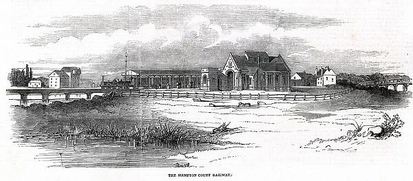 Hampton Court Railway Station 1849