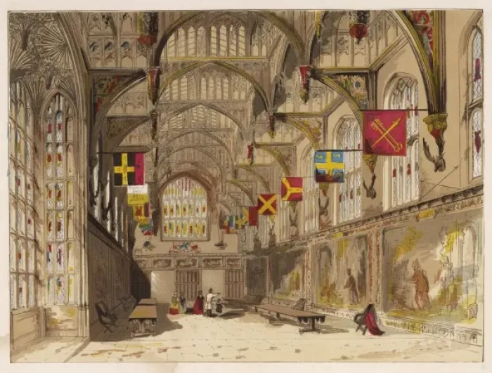 Framed Print : Hampton Court / Wolsey Hal Framed Print : Hampton Court / Wolsey Hal
