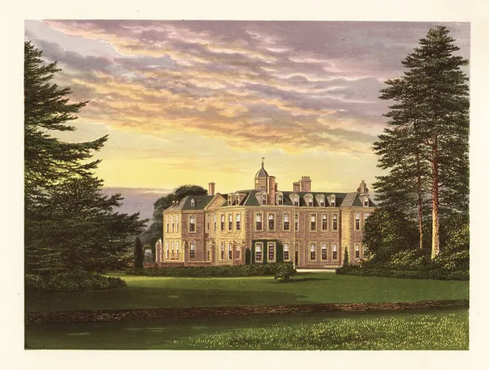 Framed Print : Hanbury Hall, Worcestershire, England Framed Print : Hanbury Hall, Worcestershire, England