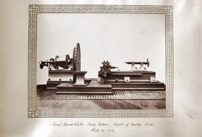 Framed Print : Hand break lathe, heavy pattern Framed Print : Hand break lathe, heavy pattern