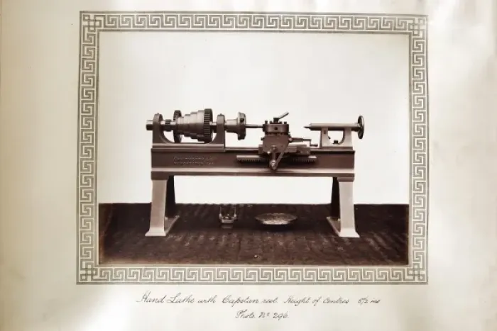 Framed Print : Hand lathe with capstan rest Framed Print : Hand lathe with capstan rest