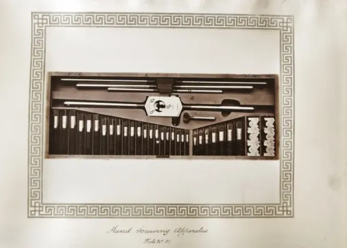 Framed Print : Hand screwing apparatus Framed Print : Hand screwing apparatus