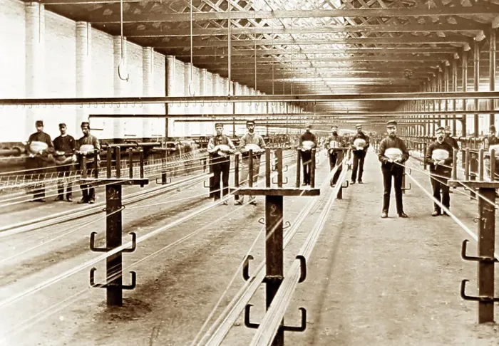 Framed Print : Hand spinning rope, The Belfast Ropework Company Ltd Framed Print : Hand spinning rope, The Belfast Ropework Company Ltd