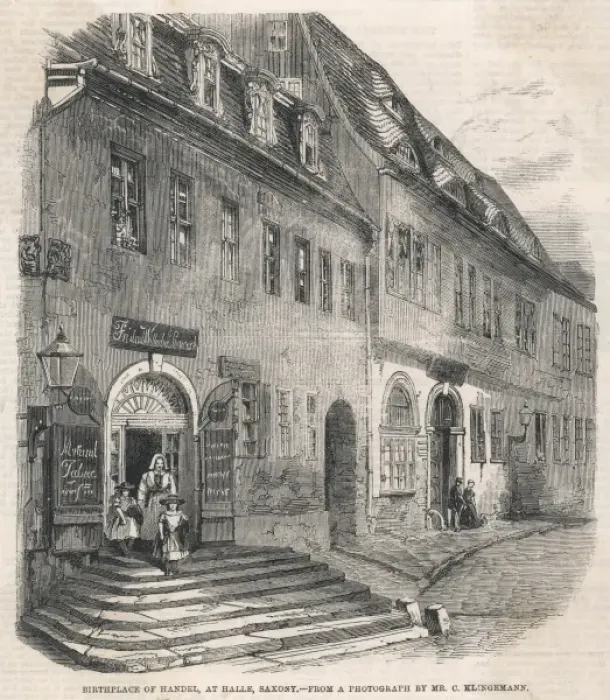 Framed Print : Handel Birthplace / Halle Framed Print : Handel Birthplace / Halle