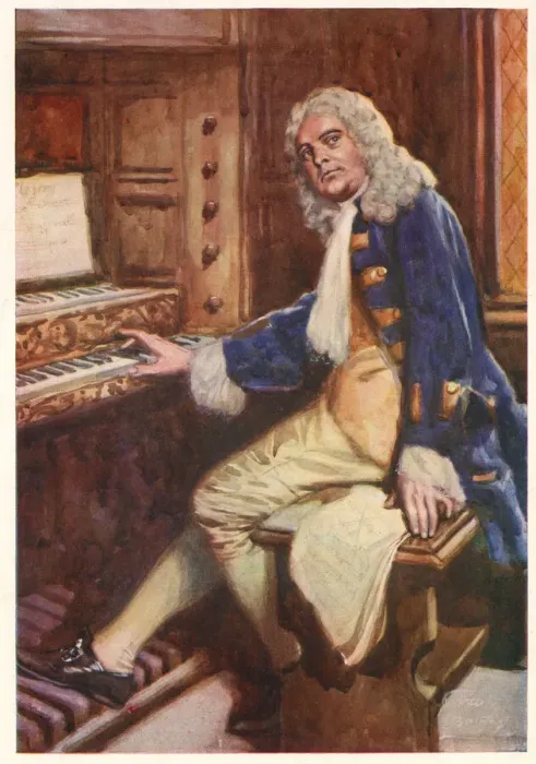 Framed Print : Handel composing the Hallelujah Chorus Framed Print : Handel composing the Hallelujah Chorus