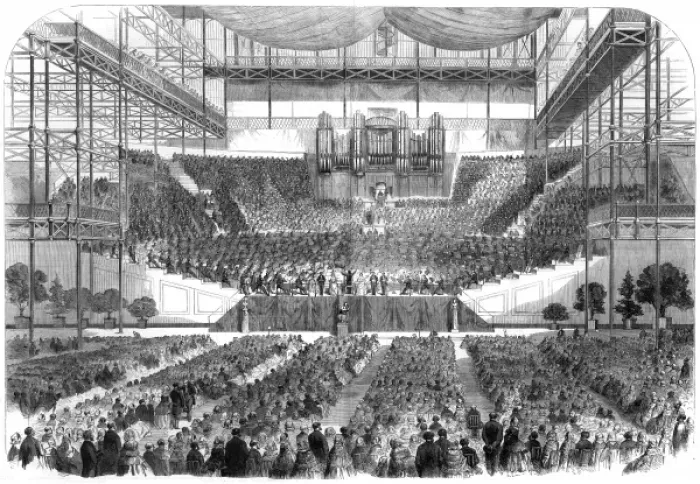 Framed Print : Handel Festival at Crystal Palace Framed Print : Handel Festival at Crystal Palace