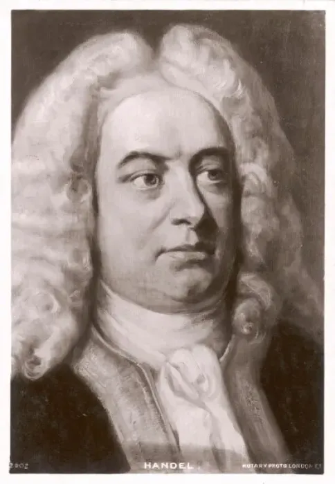 Framed Print : Handel / Postcard Framed Print : Handel / Postcard