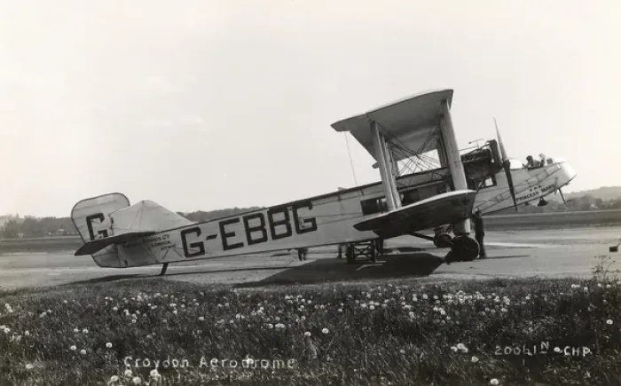 Framed Print : Handley Page biplane, Imperial Airways, Croydon Framed Print : Handley Page biplane, Imperial Airways, Croydon