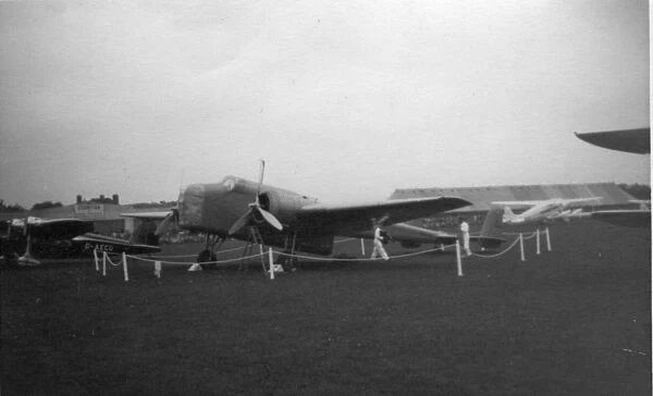 Handley Page Hampden prototype at the SBAC show at Hatfield