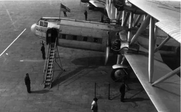 Framed Print : Handley Page HP42W G-aXC Heracles Framed Print : Handley Page HP42W G-aXC Heracles