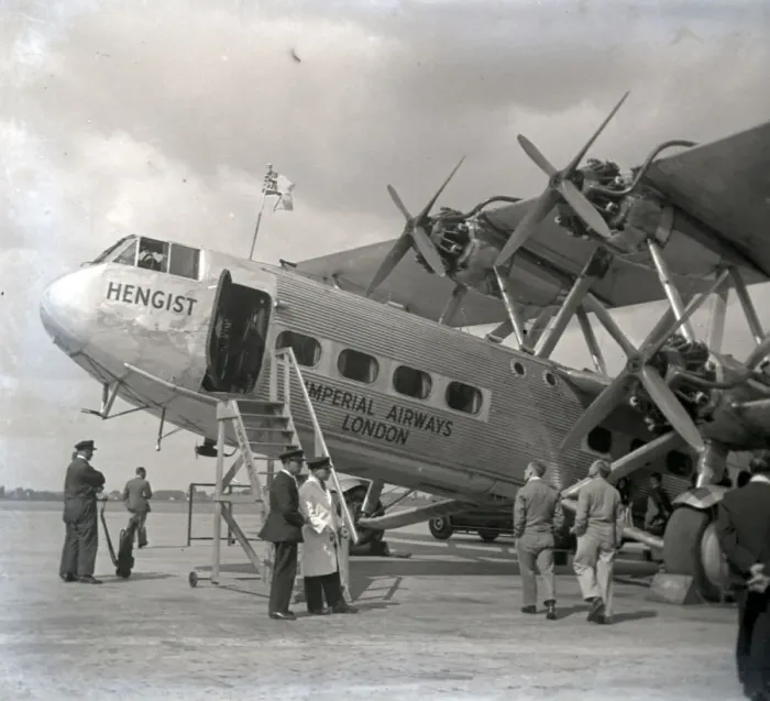 Framed Print : Handley Page HP.42W Western G-AAXE Hengist Framed Print : Handley Page HP.42W Western G-AAXE Hengist