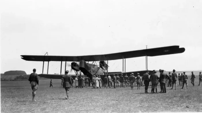 Framed Print : Handley Page O / 400 at Heliopolis Framed Print : Handley Page O / 400 at Heliopolis