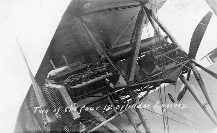 Framed Print : Handley Page V / 1500 F7140 Atlantic after the crash Framed Print : Handley Page V / 1500 F7140 Atlantic after the crash