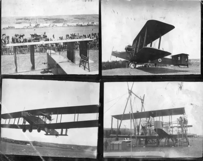 Framed Print : Handley Page V / 1500 F7140 Atlantic at Harbour Grace Framed Print : Handley Page V / 1500 F7140 Atlantic at Harbour Grace
