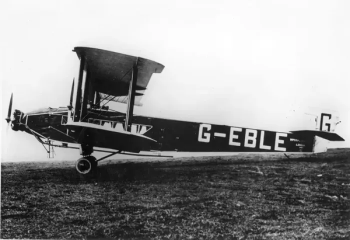 Framed Print : Handley Page W9a Hampstead G-EBLE City of New York Framed Print : Handley Page W9a Hampstead G-EBLE City of New York