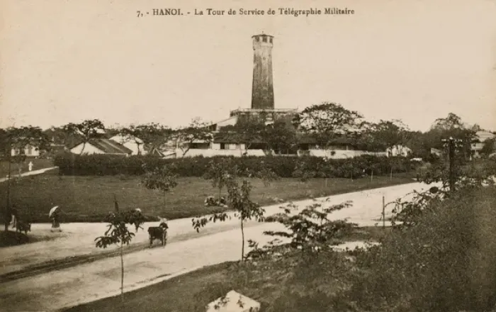 Framed Print : Hanoi, Vietnam - The Service Tower and Military Telegraph Framed Print : Hanoi, Vietnam - The Service Tower and Military Telegraph