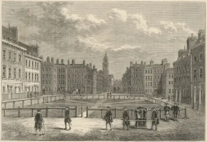 Framed Print : Hanover Square Framed Print : Hanover Square