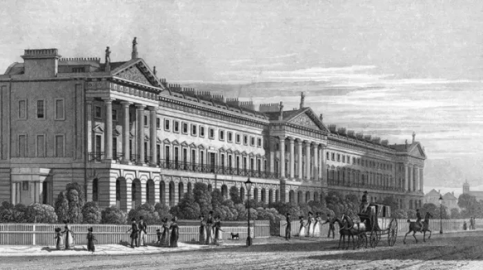 Framed Print : Hanover Terrace Framed Print : Hanover Terrace