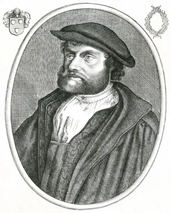 Framed Print : Hans Holbein / Moncornet Framed Print : Hans Holbein / Moncornet