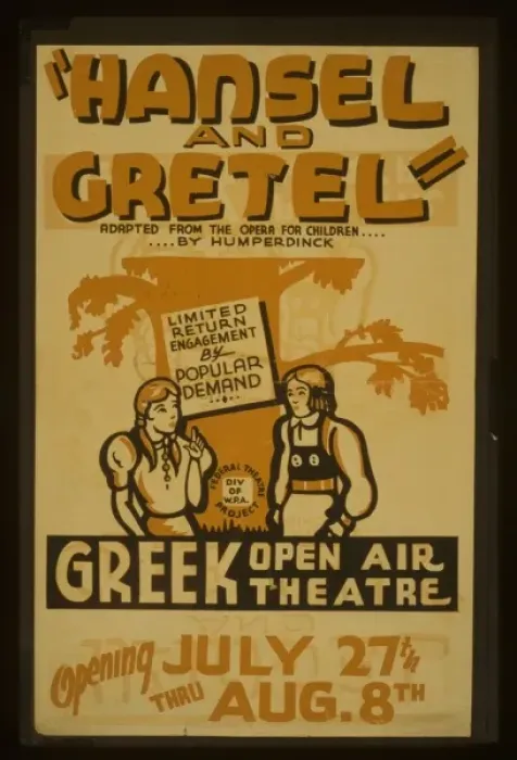 Framed Print : Hansel and Gretel Adapted from the opera for children... b Framed Print : Hansel and Gretel Adapted from the opera for children... b