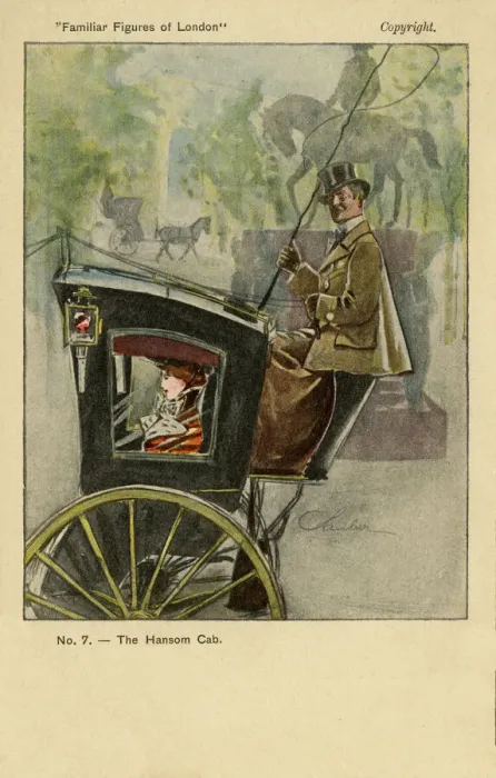 Framed Print : A hansom cab driver Framed Print : A hansom cab driver