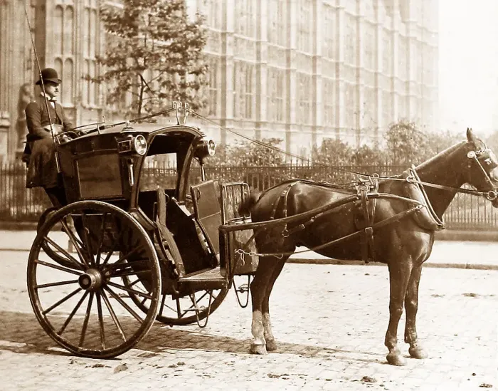 Framed Print : Hansom Cab, London Framed Print : Hansom Cab, London
