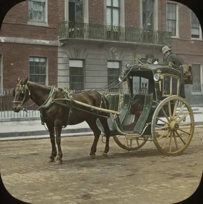 Framed Print : A Hansome cab Framed Print : A Hansome cab