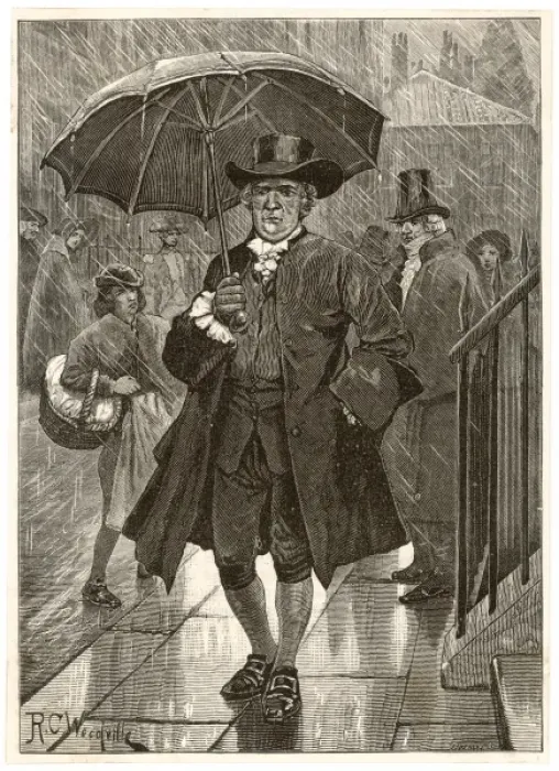 Framed Print : Hanways Umbrella / Iln Framed Print : Hanways Umbrella / Iln