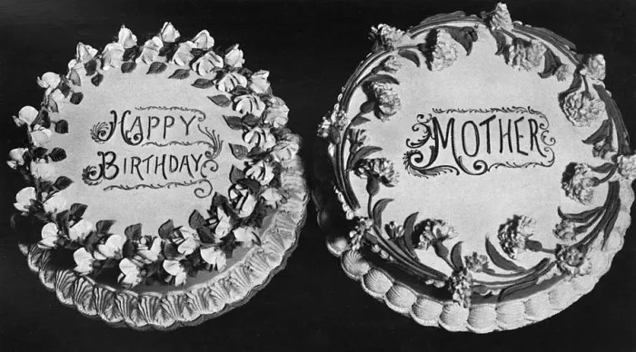 Framed Print : Happy Birthday Cake and Mother Cake Framed Print : Happy Birthday Cake and Mother Cake