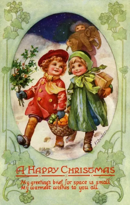 Framed Print : Happy children with gifts Framed Print : Happy children with gifts