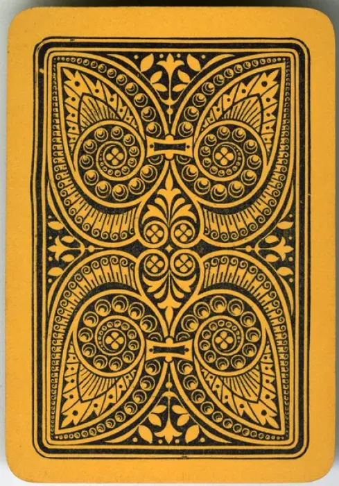 Framed Print : Happy Families Playing Cards - design on back Framed Print : Happy Families Playing Cards - design on back