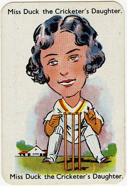 Happy Families Playing Cards - Miss Duck