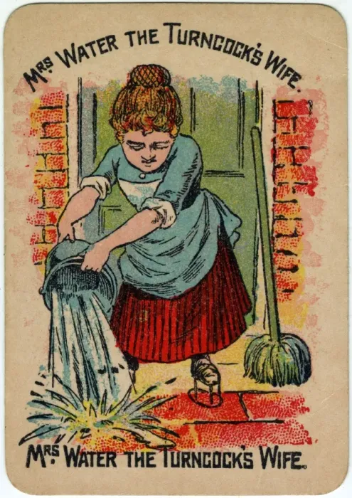 Framed Print : Happy Families Playing Cards - Mrs Water Framed Print : Happy Families Playing Cards - Mrs Water
