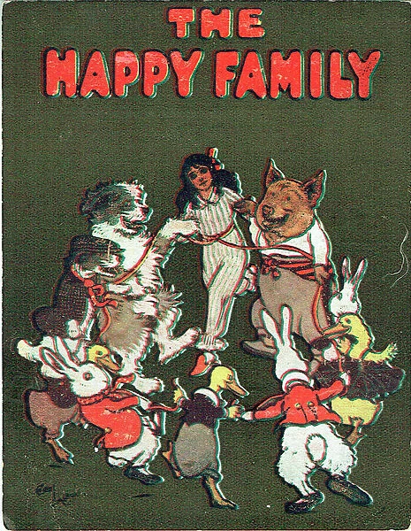 The happy Family by Adrian Ross and Cecil Aldin