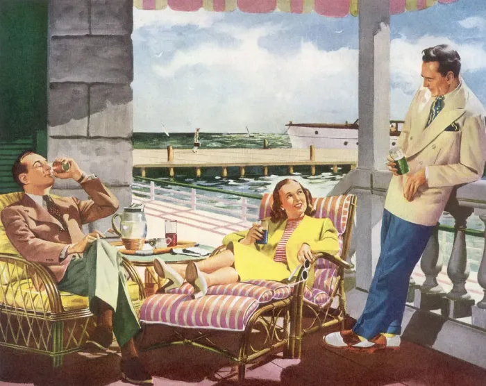 Framed Print : Happy Hour Date: 1947 Framed Print : Happy Hour Date: 1947