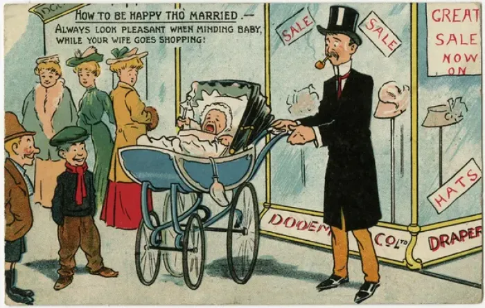 Framed Print : How to be Happy tho Married - Look smart when shopping Framed Print : How to be Happy tho Married - Look smart when shopping