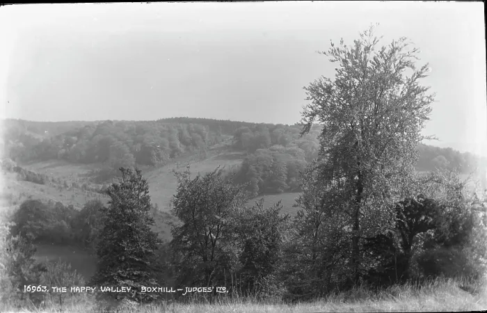 Framed Print : The Happy Valley, Boxhill Framed Print : The Happy Valley, Boxhill