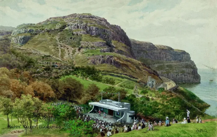 Framed Print : Happy Valley, Llandudno, Conwy, North Wales Framed Print : Happy Valley, Llandudno, Conwy, North Wales