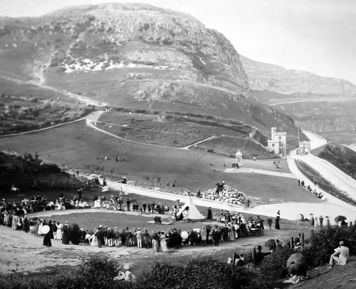 Framed Print : Happy Valley, Llandudno, Victorian period Framed Print : Happy Valley, Llandudno, Victorian period