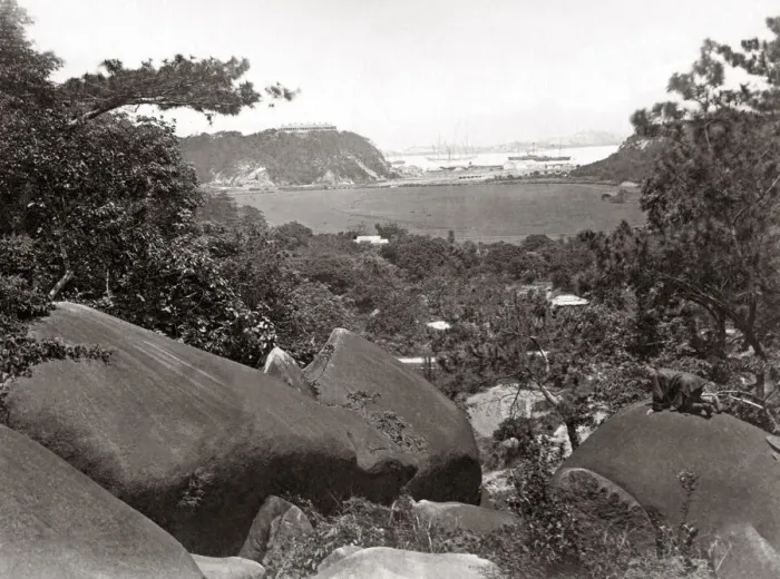 Framed Print : Happy Valley Racecourse, Hong Kong, c. 1870 Framed Print : Happy Valley Racecourse, Hong Kong, c. 1870