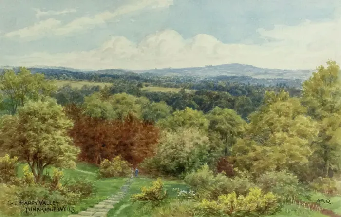 Framed Print : Happy Valley, Tunbridge Wells, Kent Framed Print : Happy Valley, Tunbridge Wells, Kent