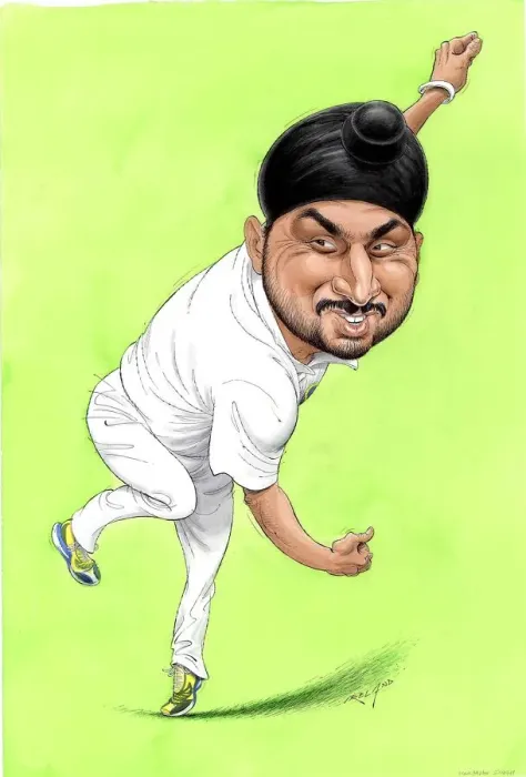 Framed Print : Harbijhan Singh - Indian cricketer