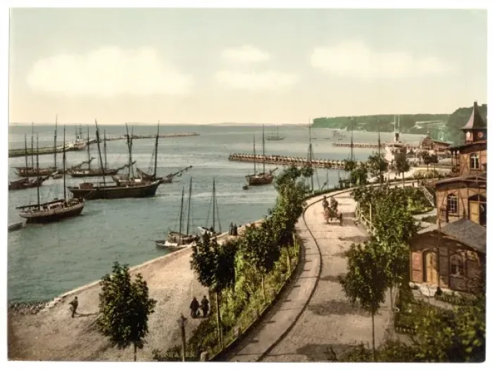 Framed Print : The harbor, Sassnitz, Isle of Rugen, Germany Framed Print : The harbor, Sassnitz, Isle of Rugen, Germany
