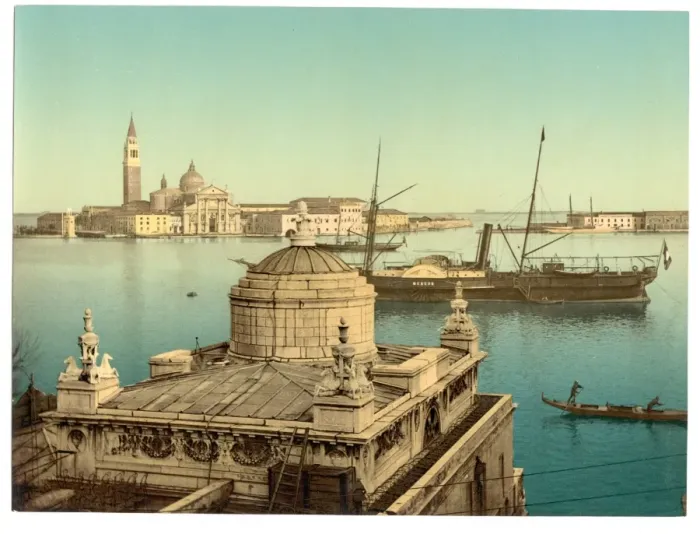 Framed Print : Harbor, Venice, Italy Framed Print : Harbor, Venice, Italy