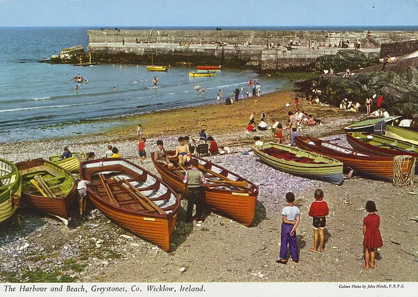 The Harbour and Beach, Greystones, County Wicklow