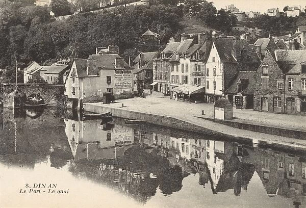 The harbour, Dinan, Brittany, France
