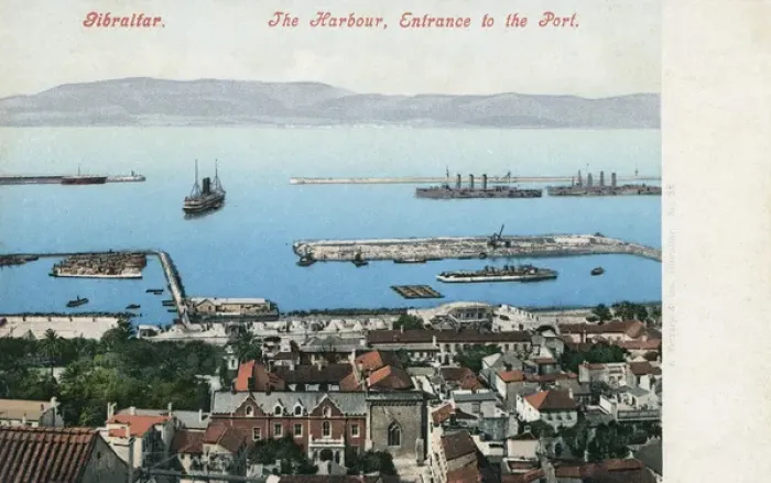 Framed Print : The Harbour, Gibraltar Framed Print : The Harbour, Gibraltar