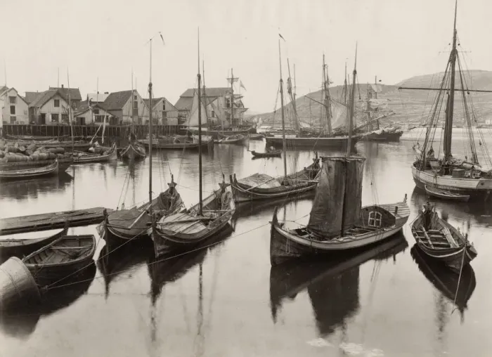 Framed Print : Harbour at Hammerfest, Norway Framed Print : Harbour at Hammerfest, Norway
