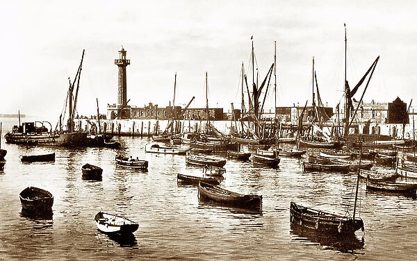 The Harbour, Margate early 1900's